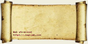 Slađana Bzenić vizit kartica